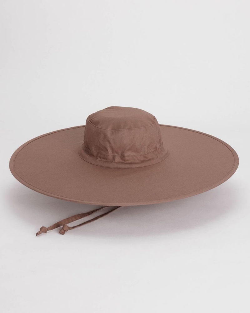 Sombreros Baggu Packable Sun Marrones | 947368-HXK