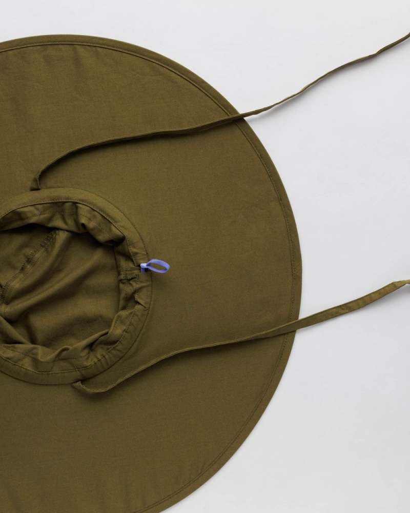 Sombreros Baggu Packable Sun Verde Oliva | 687903-YRB