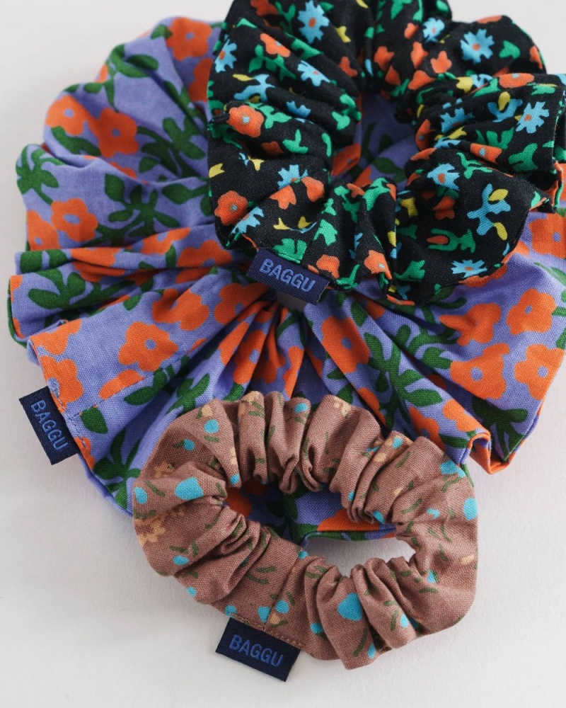 Sombreros Baggu Scrunchie Set of 3 Multicolor | 067498-WQE