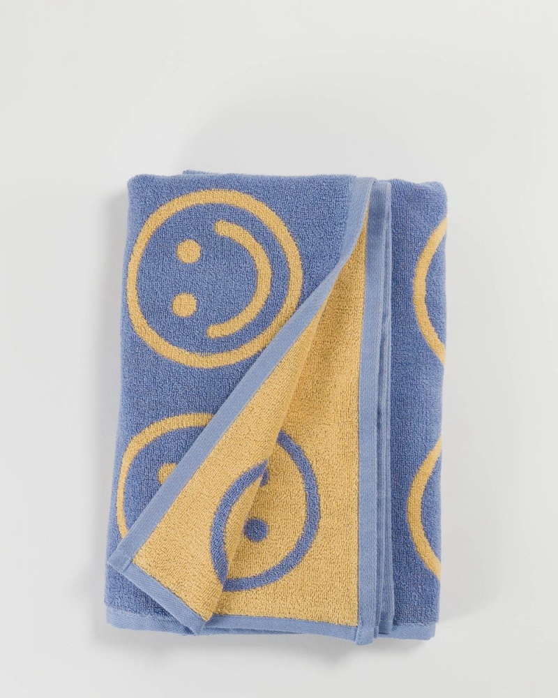 Toalla Baggu Bath Azules Amarillo | 402376-ORK