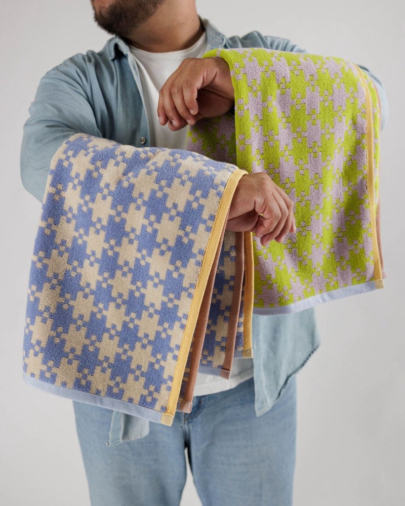 Toalla Baggu Hand Set of 2 Azules Verde | 496317-LHD